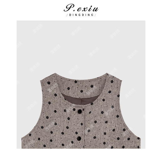 04-3潘依绣丁丁宠粉粉韩版春夏宽松波点连衣裙Q15550 商品图2