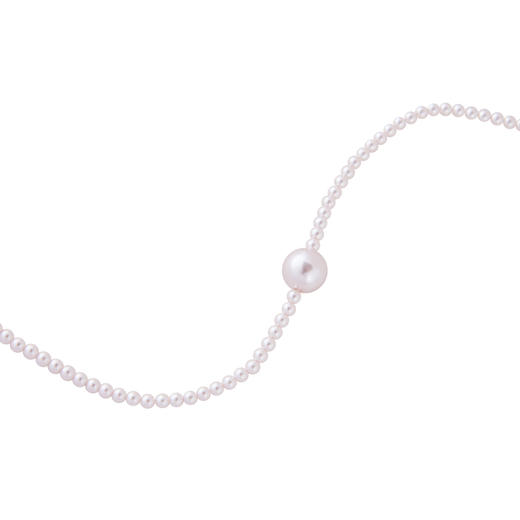 三彩2026新款曼塔玫瑰粉色珍珠项链清冷气质法式甜酷优雅通勤约会 商品图3