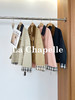 专柜实拍【巴恩工装风】拉夏贝尔/La Chapelle轻奢设计师款！撞色翻领拼接宽松百搭小个子短外套 商品缩略图1