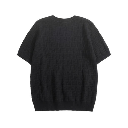 男款提花短袖针织衫he011 商品图1