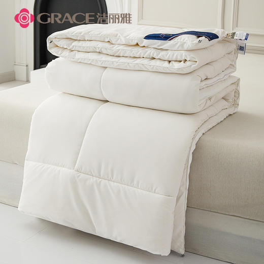 洁丽雅（Grace)安雅.抗菌澳洲羊毛被JLY25904 商品图1