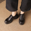 阿么手工女鞋增高厚底英伦风真皮乐福鞋女款新款百搭小皮鞋6.5CM 商品缩略图3