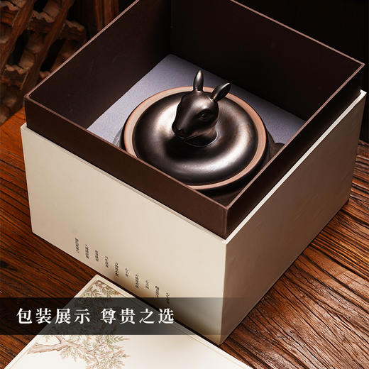 【兔首困鹿山单株龙珠】2023年头春茶皇家贡茶的后裔，一口入魂的甘醇，原料来源于：困鹿山26号茶农：李应芝家，每箱净含量：600克/罐 商品图5