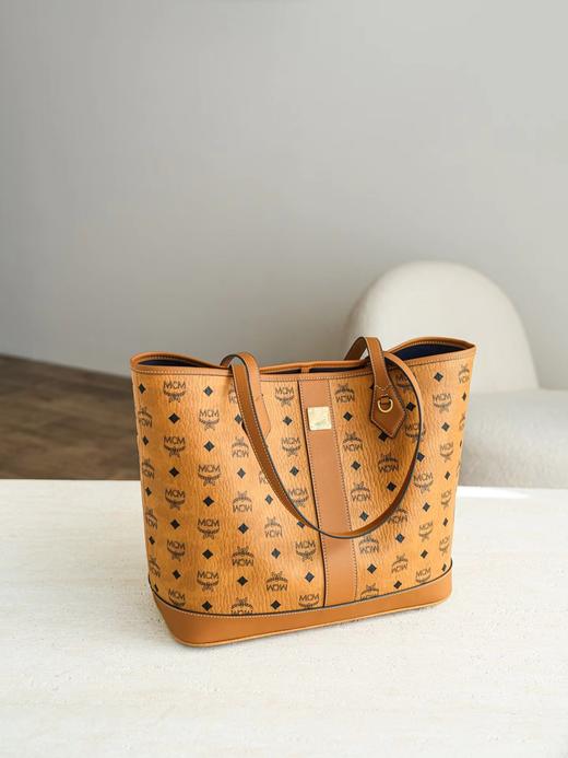 F012809复古印花大容量购物袋单肩托特包 商品图0