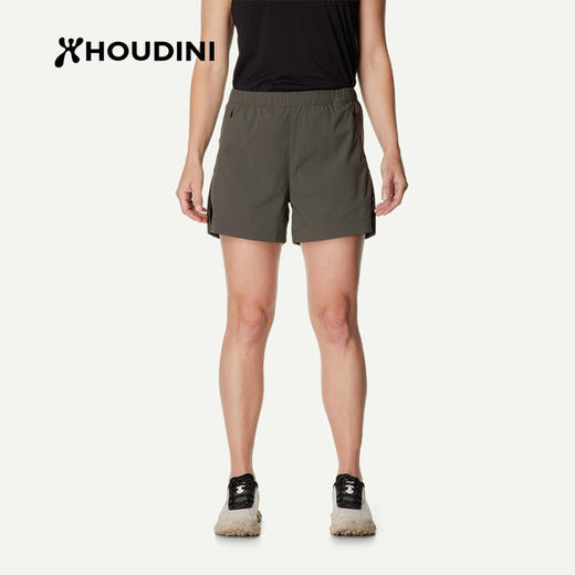 HOUDINI胡丁尼Liquid Shorts液动女户外26夏季新轻薄跑步健身短裤 860073 商品图4
