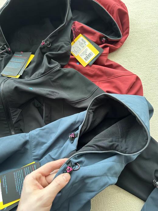 F012801秋冬菲尔纳男女户外滑雪防风雪软壳外套 商品图10