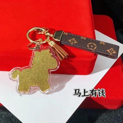 足金999黄金发财小马挂件暴富招财2026马年钥匙扣马上有钱引流款 商品图1