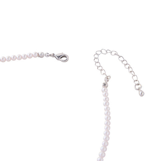 三彩2026新款曼塔玫瑰粉色珍珠项链清冷气质法式甜酷优雅通勤约会 商品图4