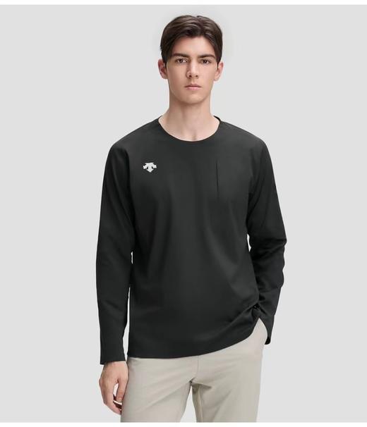 F012814户外轻盈透气内里加绒压胶防风长袖卫衣 商品图8