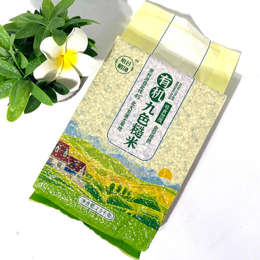 有机九色糙米5斤装五谷杂粮粗粮粗饭健身饱腹糙米饭 商品图3