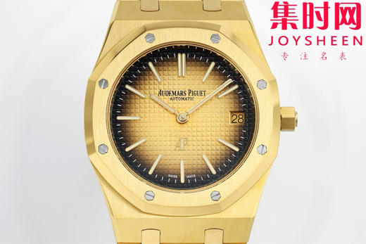 新品 爱彼ZF皇家橡树16202系列 表径39MM的16202BA “JUMBO”超薄男士腕表 全新鎏金“咸蛋黄” 小手腕福音 商品图1