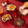 「数款可选！2026马年新款盘子」零食瓜子新年摆盘家用餐饮用具客厅茶几福字果盘装饰 商品缩略图3