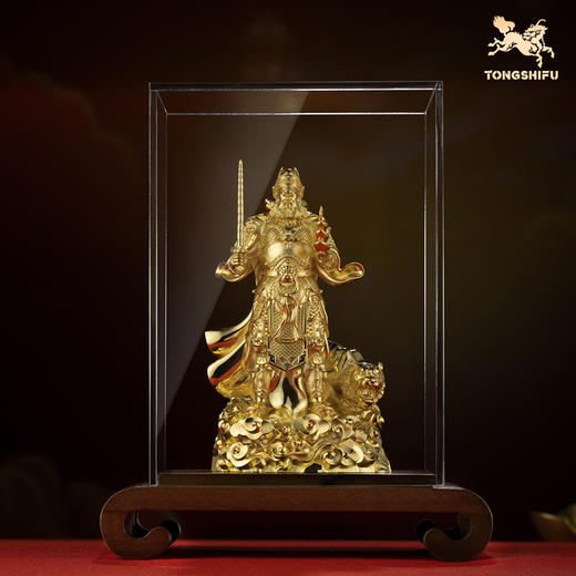 铜师傅 见微系列《玄坛神威》武财神赵公明紫铜摆件 家居工艺品 商品图7