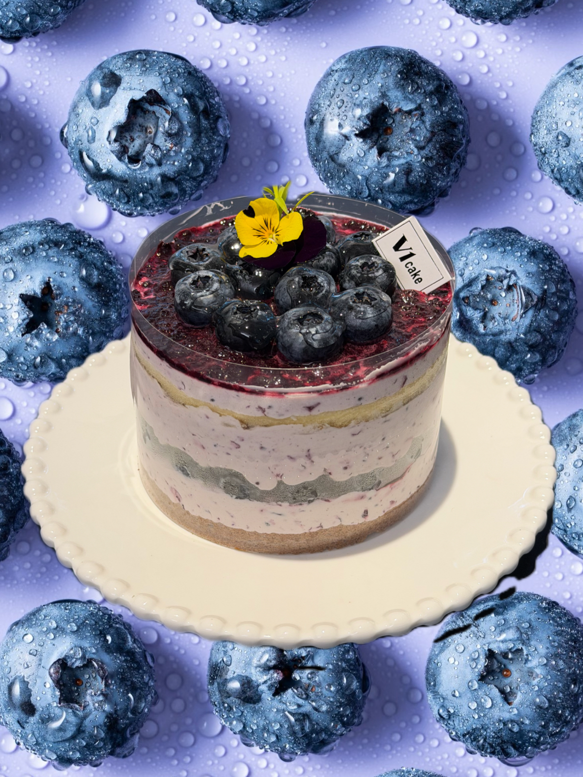 蓝莓小丽丽 四 寸【到店自提】