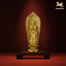 铜师傅 见微系列《妙相梵容》客厅如来佛祖铜摆件 家居铜工艺品