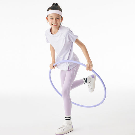 onmygame〖海豚裤〗女童瑜伽裤春装儿童鲨鱼裤轻薄紧身运动打底裤 商品图4