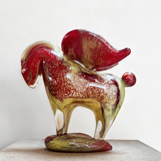 “天使之马”琉璃摆件 商品图0