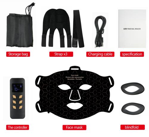 光子嫩肤面膜仪 4月中旬发货｜红蓝黄光三合一 红光美容仪 240颗灯珠 5-10w led面罩美容仪 升级版 紧致肌肤 祛痘消炎 商品图2