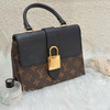 LV lock bb 黑色 老花拼皮 锁头包 商品缩略图0