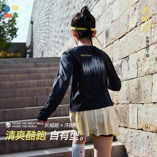 【棉感速干运动T恤】森林棠26春汗跑跑高弹亲肤儿童运动速干印花上衣20261096【HZ】 商品图0