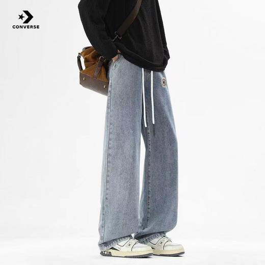 F012833新款四色复古重工水洗直筒牛仔裤 商品图3