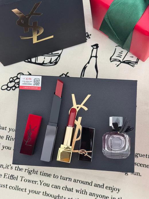 F012829小反转方管红丝绒三件套有颜又有内涵的礼盒 商品图2