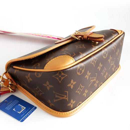 【95新】LV路易威登DIANE手袋M46049老花粉肩带DIANE法棍包单肩包女士240126AK07 商品图6