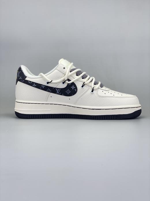 【年终清仓福利】NIke Air Force 1 '07 Low “LV联名——蓝勾抽绳”空军一号 专供外贸渠道 全掌内置蜂窝气垫 纯正版型 商品图2