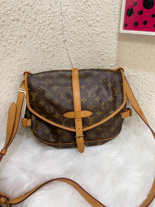 LV 中古 双子星 老花 小号 斜挎包 商品图0