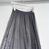 伯妮斯茵 | 优雅复古风 | 网纱蕾丝半身裙 | 大摆百褶设计 | 镂空蕾丝工艺 | 约会通勤|SC1B02 商品缩略图6