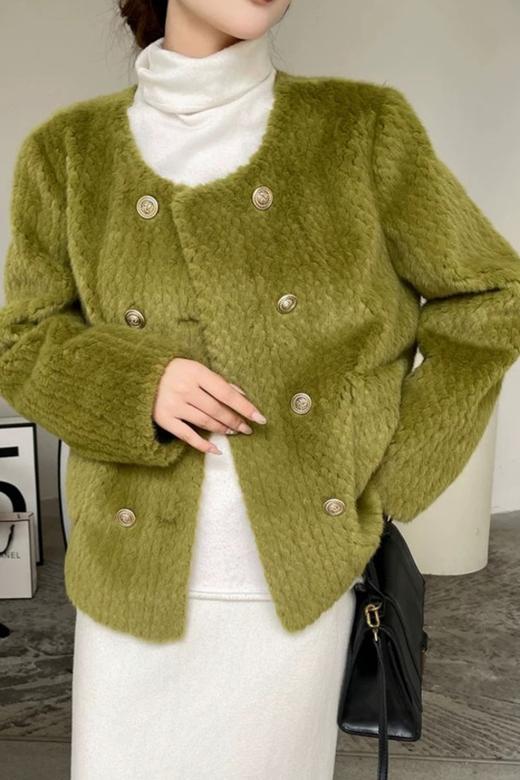 ELLA JADE 法式优雅小香风皮毛一体短外套 21945 商品图2