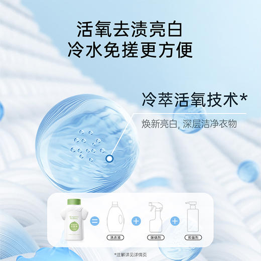 【校服净】强效去渍 活氧亮白 深层洁净衣物 清洁顽固渍 校服净300g 商品图1