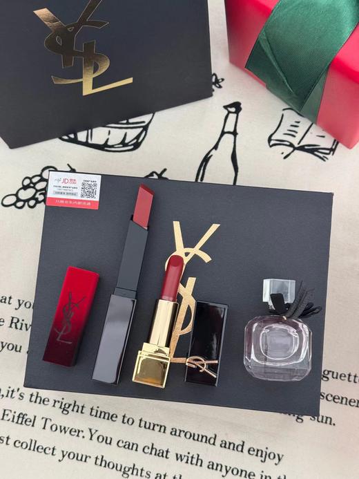 F012829小反转方管红丝绒三件套有颜又有内涵的礼盒 商品图6