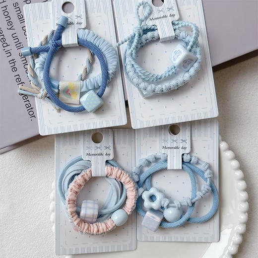 蓝色元素皮筋彩卡皮筋-纪念日百货门店同款169261071 商品图1