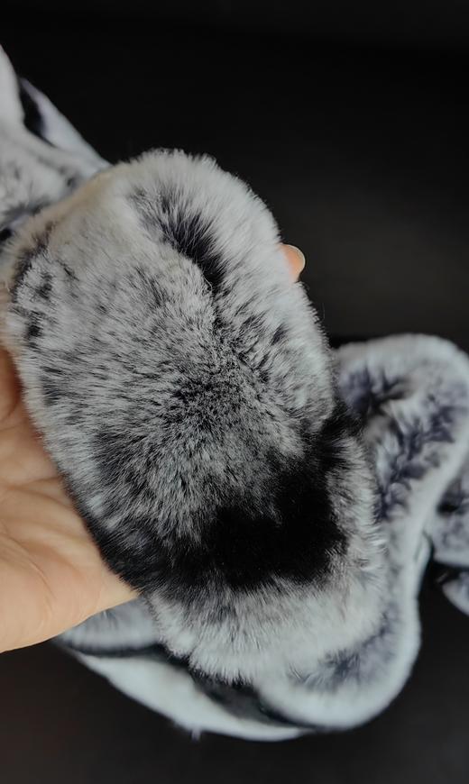 真皮草进口獭兔毛龙猫钱袋包单肩斜挎手提均可 商品图3