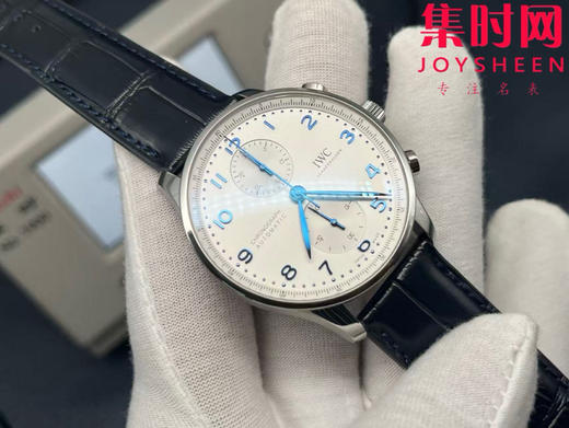 ZF万国葡萄牙计时系列IW371605 白盘蓝针 ZF葡计V2版透底款 葡计背透款 丹东7750机 男士腕表 商品图3
