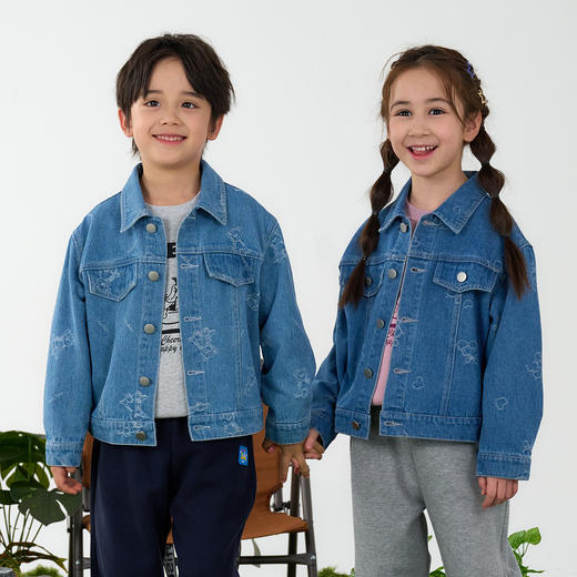 棉花堂潮趣满印童装软牛仔外套-FD61067 商品图7