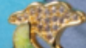 【彼达思】景之蓝 叶间诗耳饰 珐琅饰品 商品图3