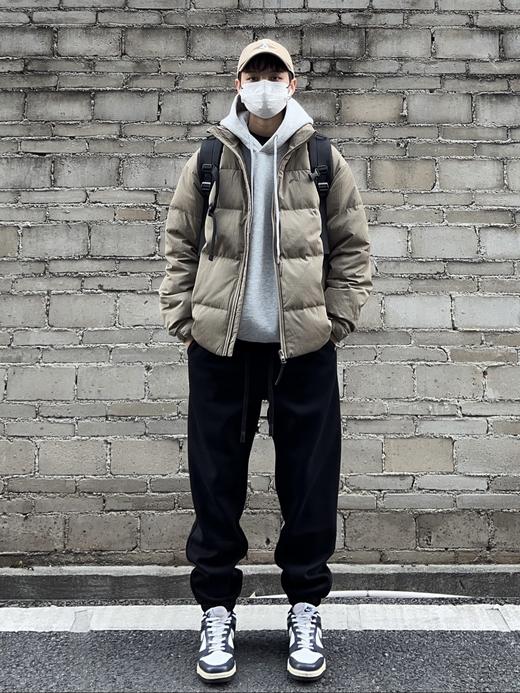 .奥粒绒~ck秋冬加厚刺绣抽绳束脚运动裤 长裤 男女同款 商品图5