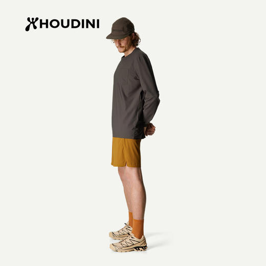 HOUDINI胡丁尼Liquid Shorts液动男户外26夏季新轻薄跑步健身短裤 860072 商品图3