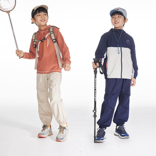 onmygame男童裤子夏季款休闲运动儿童工装裤三防透气弹力2024新款 商品图3