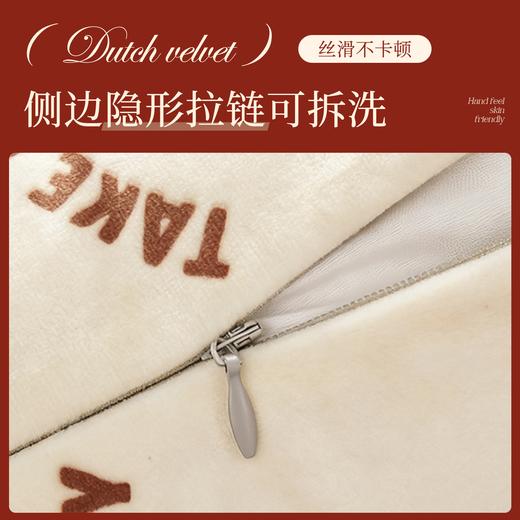 慢说卧室书房抱枕荷兰绒+PP棉BZ02  荷兰绒质感光滑细腻亲肤蓬松印花精美不易起球 商品图3