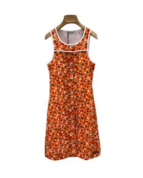 女款印花背心连衣裙ju017