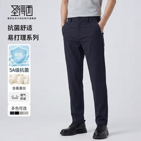 【含天丝莱赛尔】圣得西商务休闲裤易打理弹力长裤男2412913018