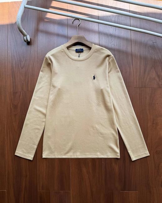 F012802男装男款刺绣标棉质长袖T恤圆领打底衫 商品图10