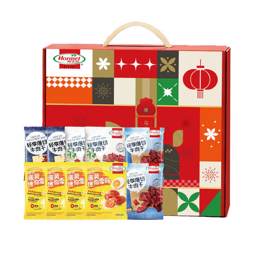 荷美尔马年肉类零食礼盒送礼送长辈健康休闲春节过年大礼包 商品图4