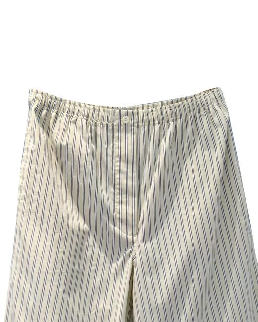 女款刺绣松紧腰条纹长裤zh017 商品图2