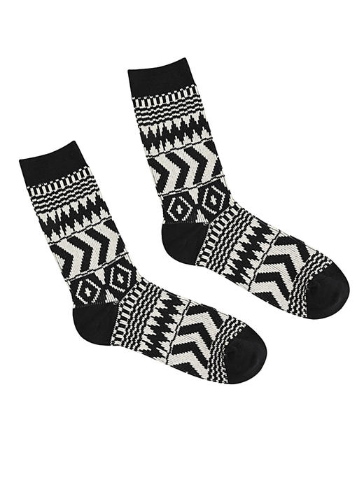 callisto黑白花纹袜子 商品图1