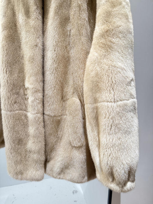 PP41-奶油金棕紫貂皮草大衣好温柔~（JJ） 商品图6