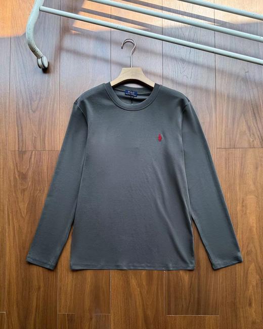 F012802男装男款刺绣标棉质长袖T恤圆领打底衫 商品图14